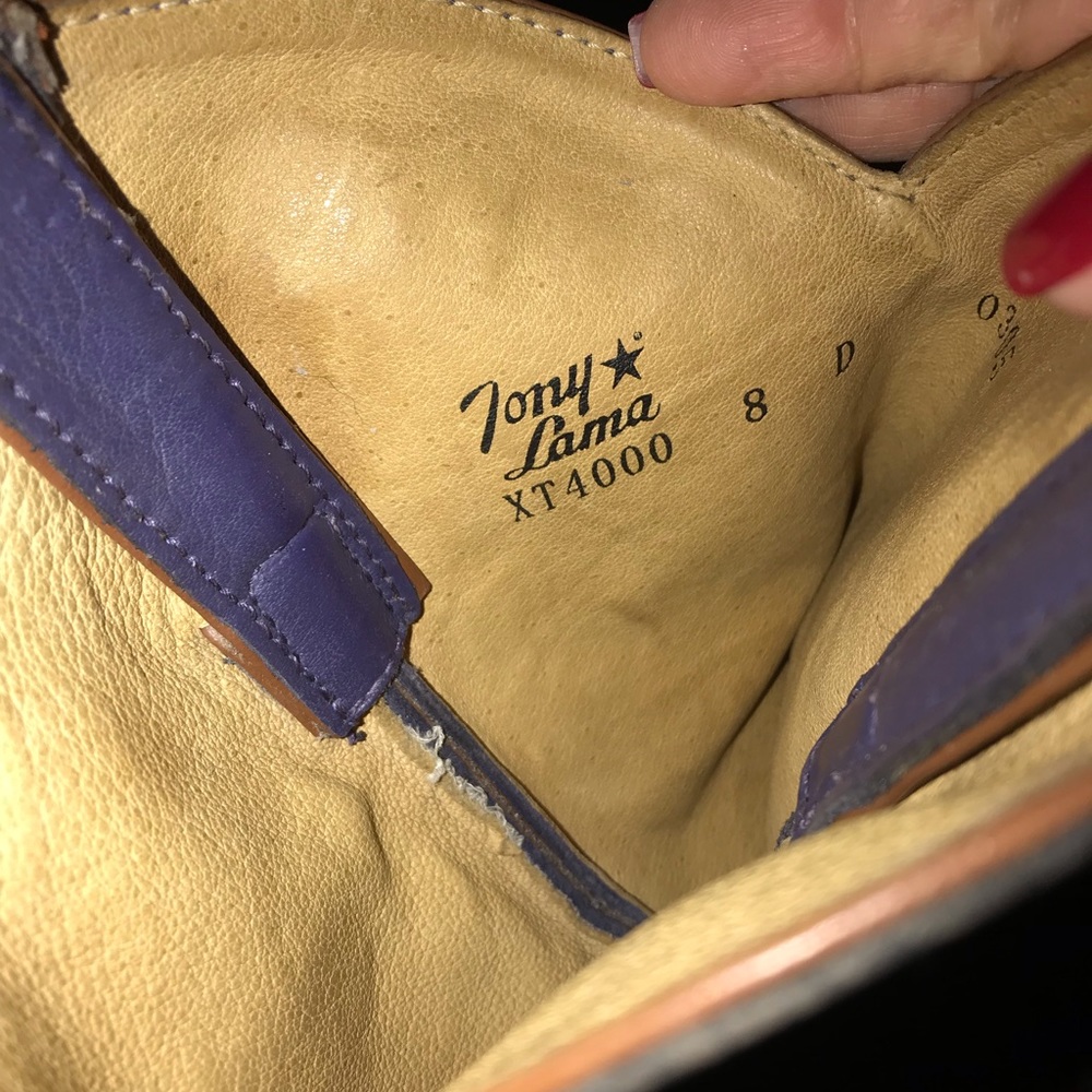 Western boots Tony Lama men’s 8 - Picture 3 of 6